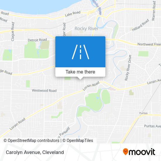 Mapa de Carolyn Avenue