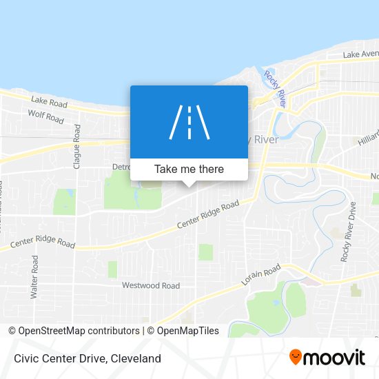Civic Center Drive map