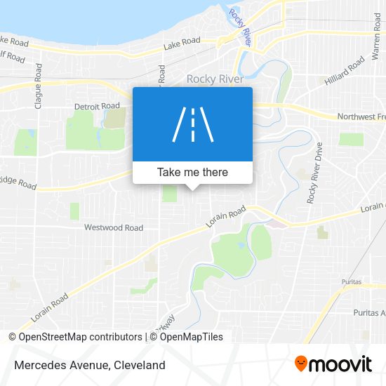 Mapa de Mercedes Avenue