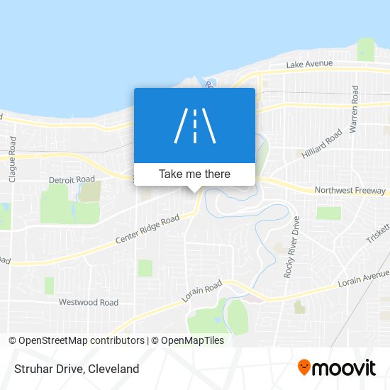 Struhar Drive map