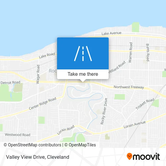 Valley View Drive map