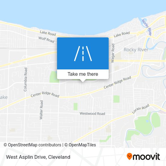 West Asplin Drive map