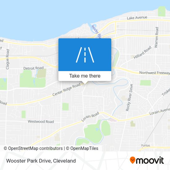 Mapa de Wooster Park Drive