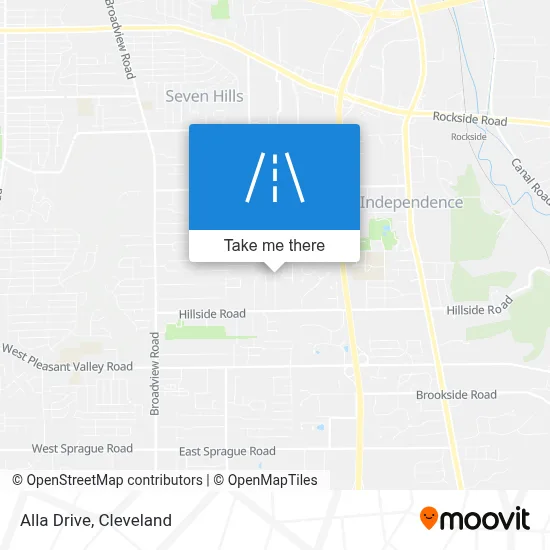 Alla Drive map
