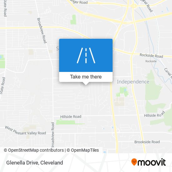 Mapa de Glenella Drive