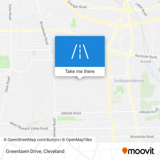 Greenlawn Drive map