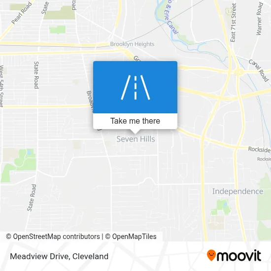 Meadview Drive map