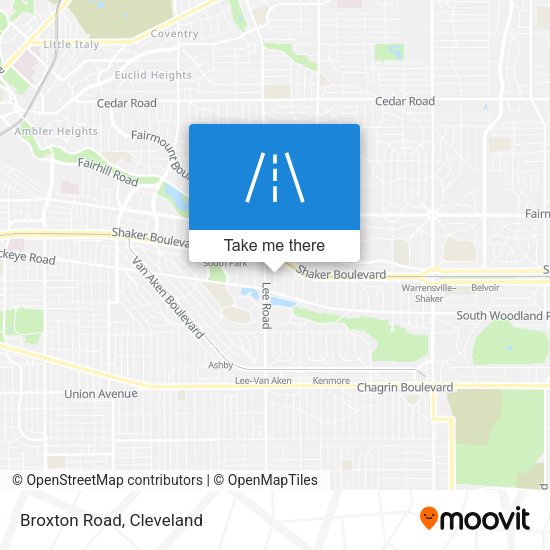 Mapa de Broxton Road