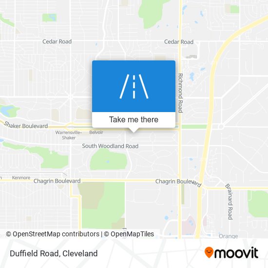 Duffield Road map