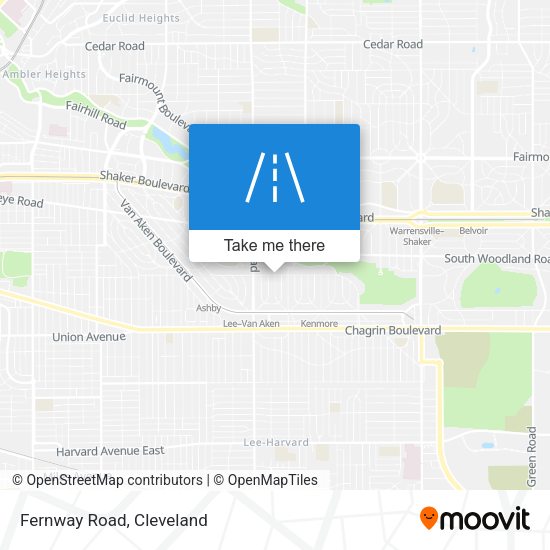 Mapa de Fernway Road