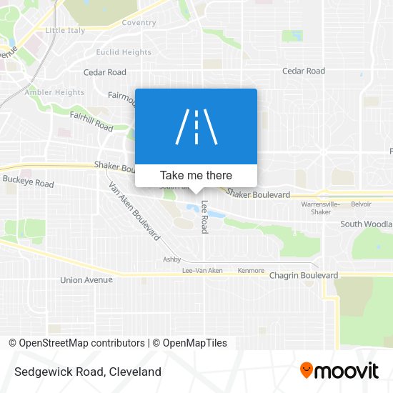 Mapa de Sedgewick Road