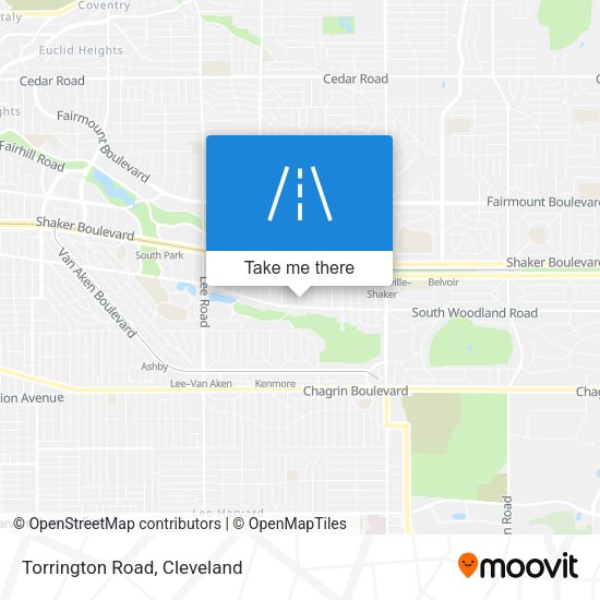 Mapa de Torrington Road