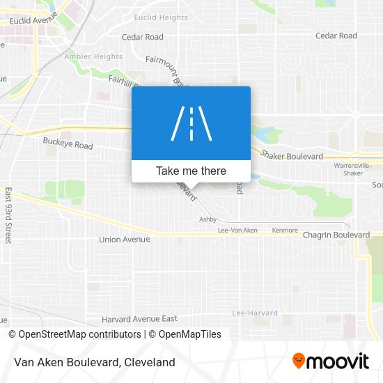 Van Aken Boulevard map