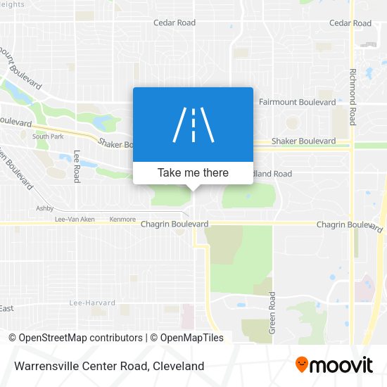 Warrensville Center Road map