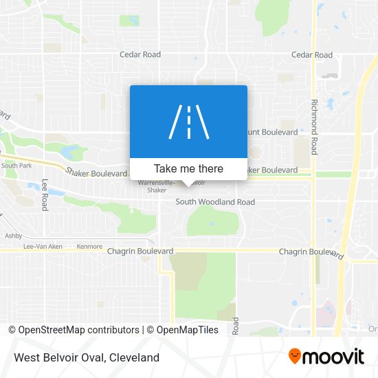 Mapa de West Belvoir Oval