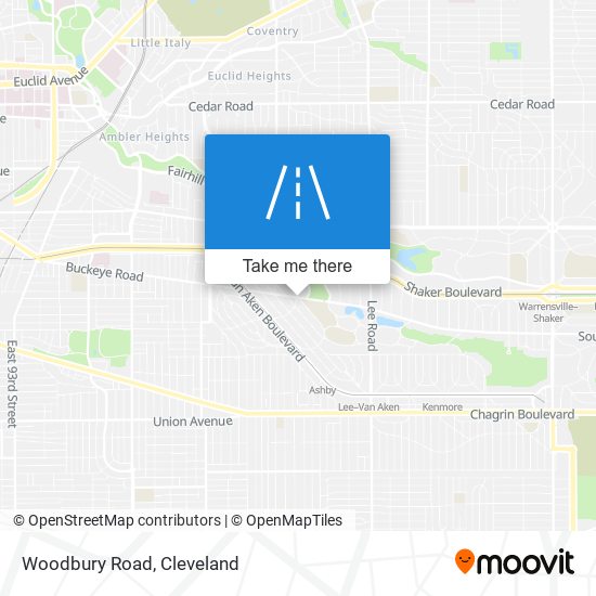 Mapa de Woodbury Road