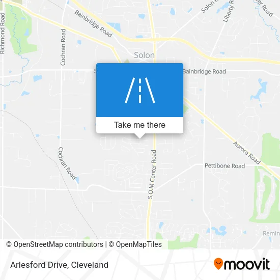 Arlesford Drive map