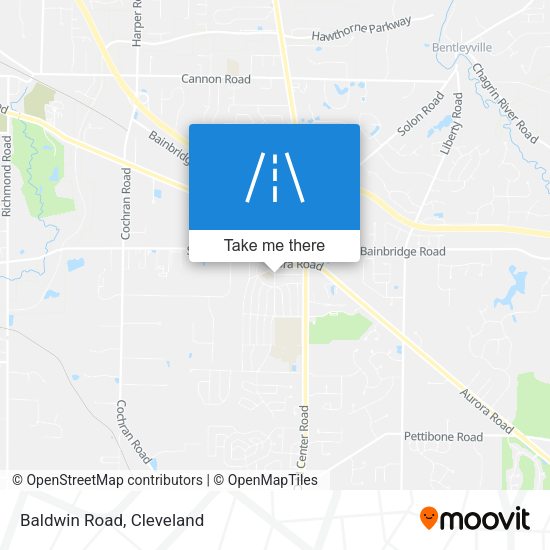 Mapa de Baldwin Road