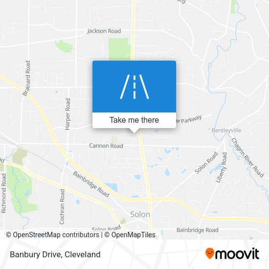 Mapa de Banbury Drive