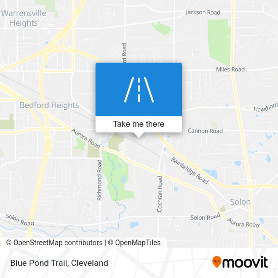 Mapa de Blue Pond Trail