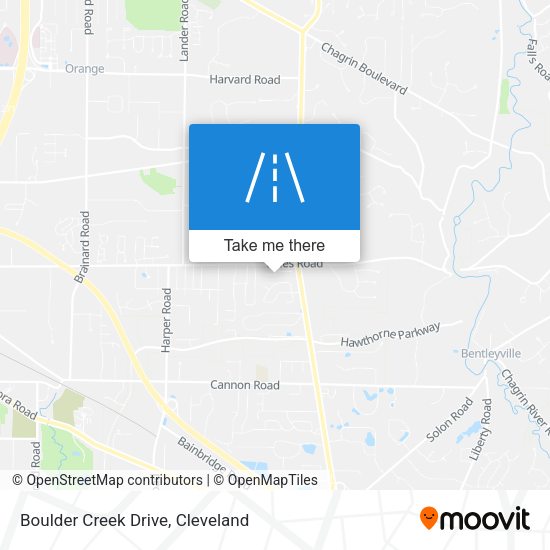 Boulder Creek Drive map