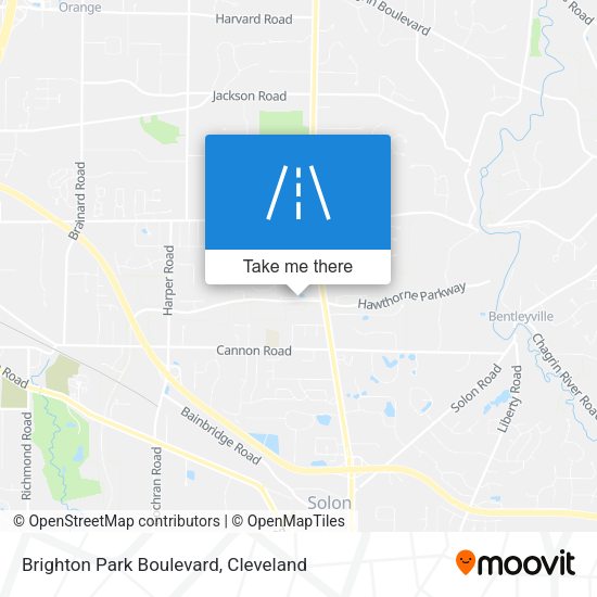 Brighton Park Boulevard map