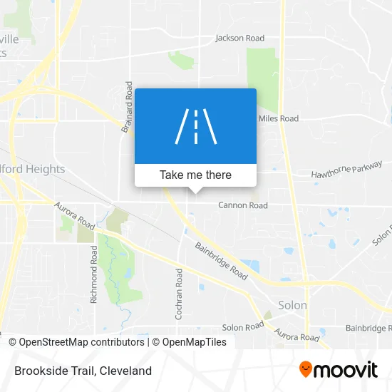 Mapa de Brookside Trail