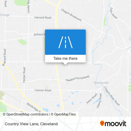 Country View Lane map