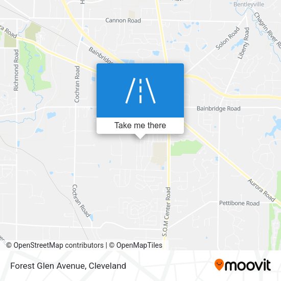 Mapa de Forest Glen Avenue