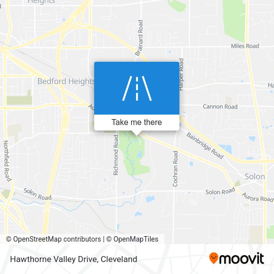Hawthorne Valley Drive map