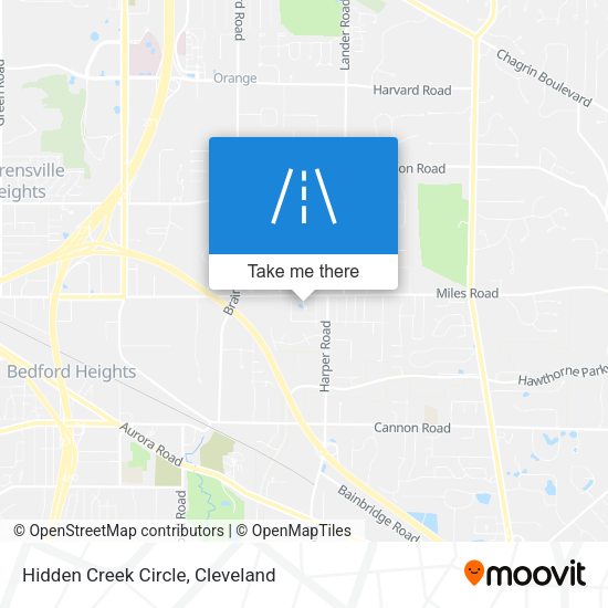 Hidden Creek Circle map