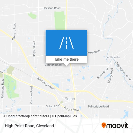 Mapa de High Point Road