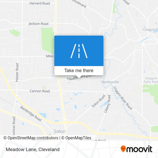 Meadow Lane map