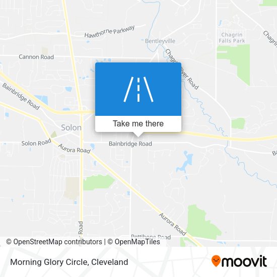 Morning Glory Circle map