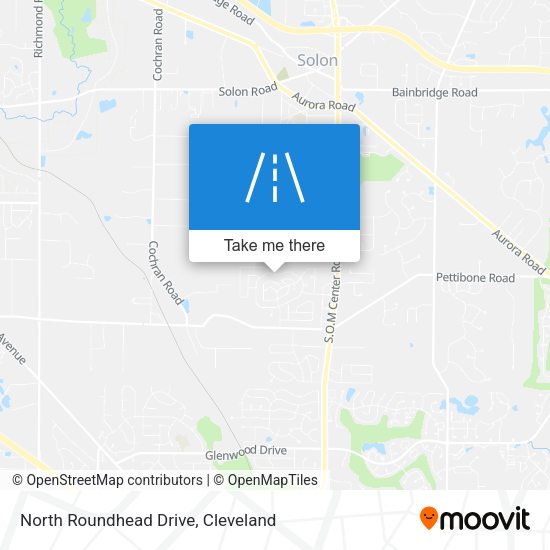 North Roundhead Drive map