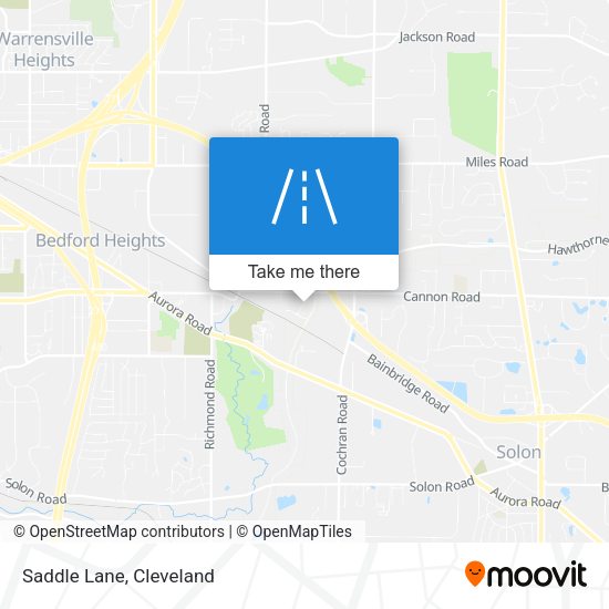 Mapa de Saddle Lane