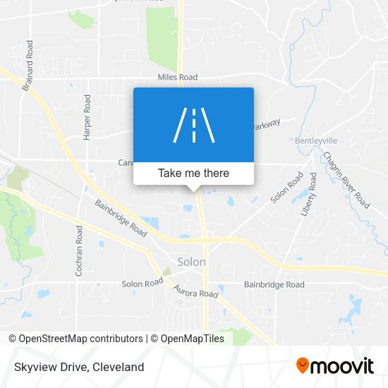 Skyview Drive map