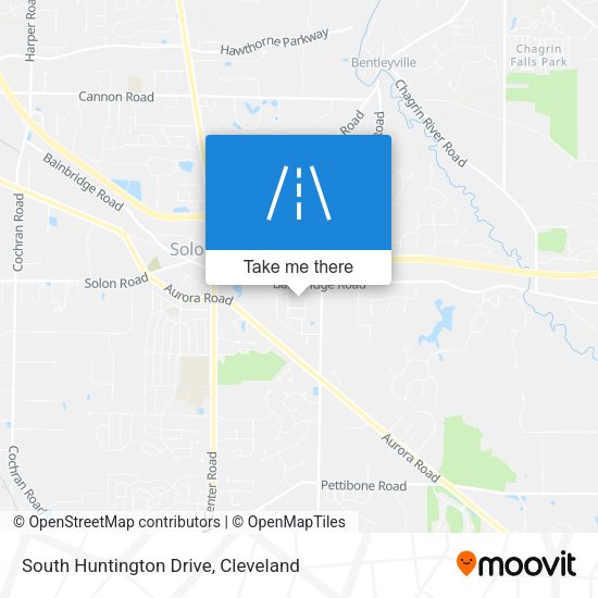 Mapa de South Huntington Drive