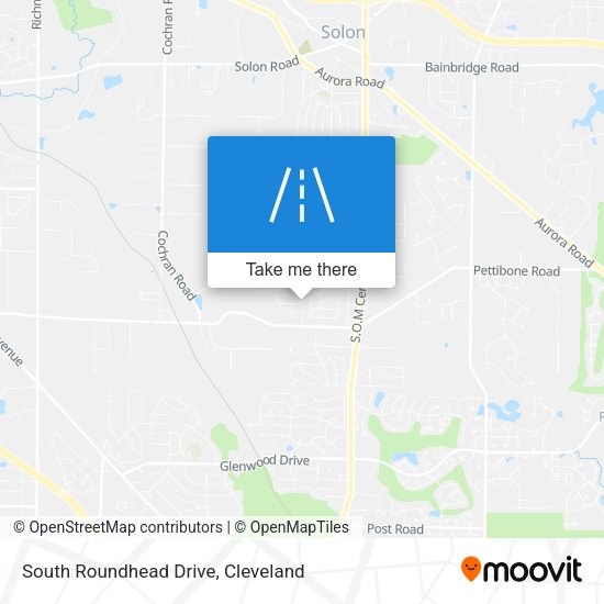 South Roundhead Drive map