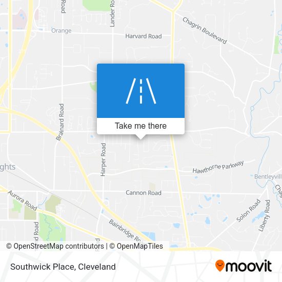 Southwick Place map