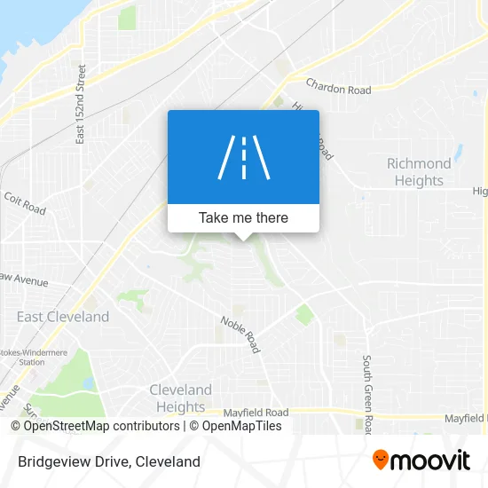 Bridgeview Drive map