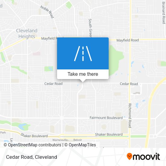 Mapa de Cedar Road