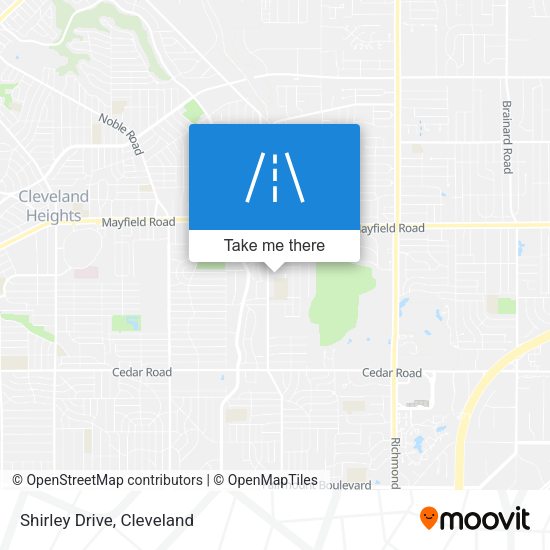 Mapa de Shirley Drive