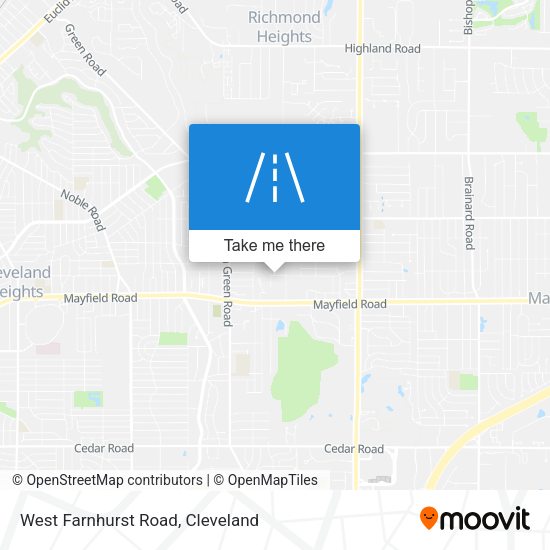 Mapa de West Farnhurst Road