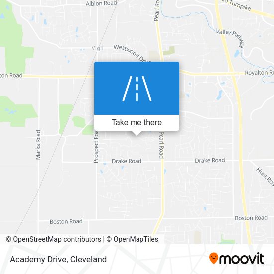 Mapa de Academy Drive