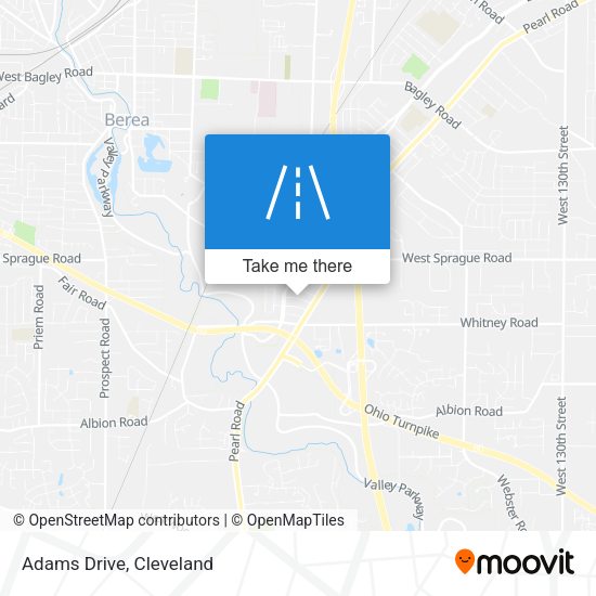 Adams Drive map