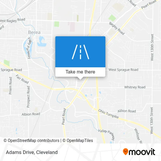 Adams Drive map