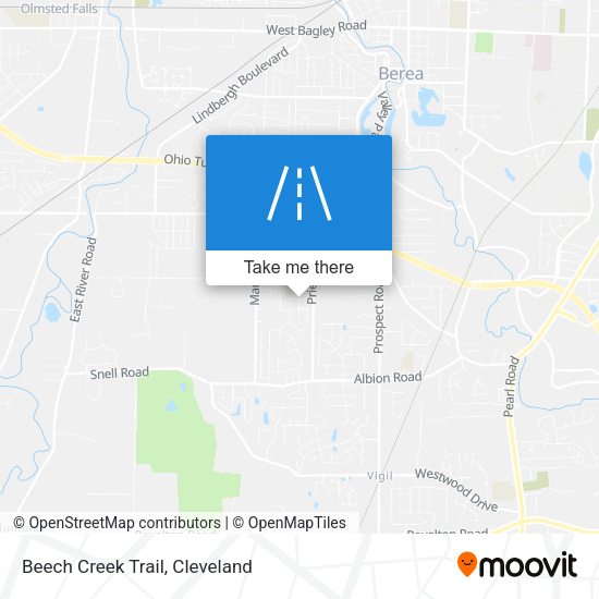 Beech Creek Trail map