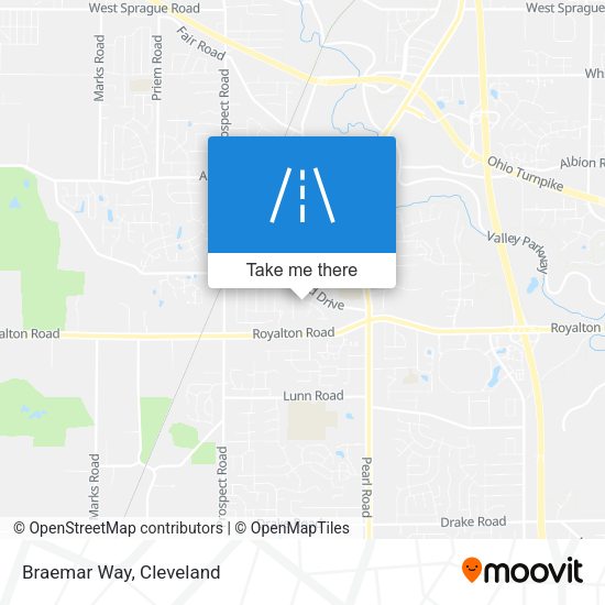 Mapa de Braemar Way