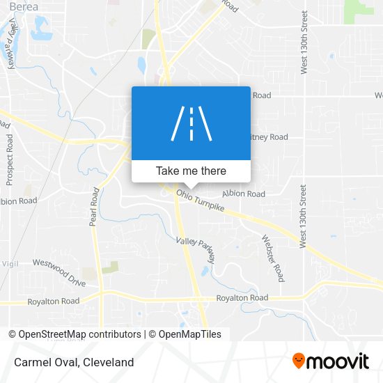 Mapa de Carmel Oval